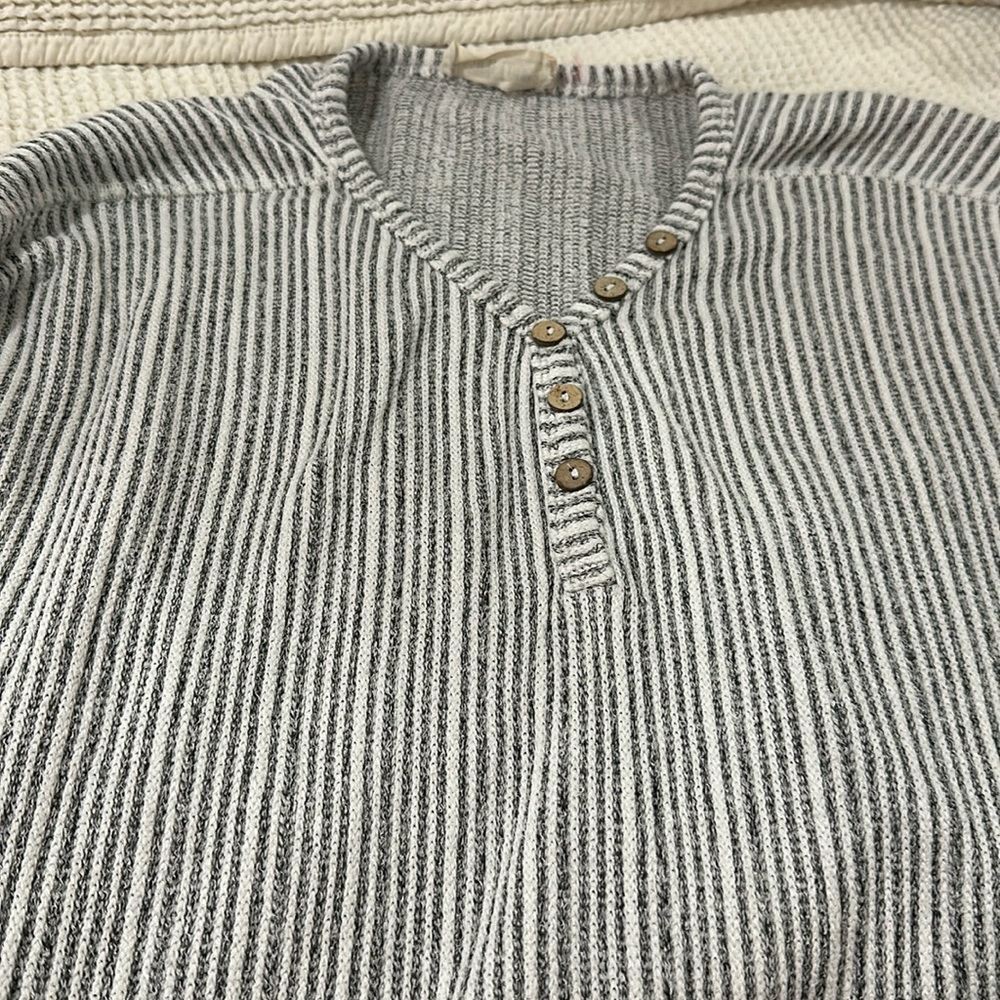 Loose fitting, comfy sweater.